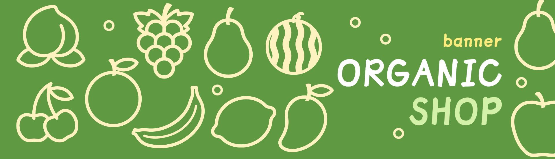 生鲜蔬菜店铺宣传banner