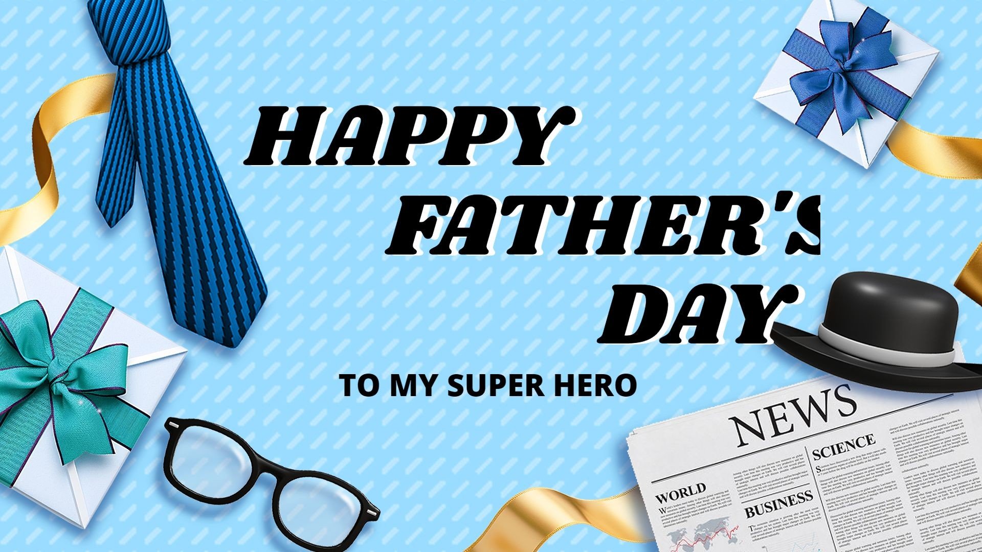 insMind Templates Holiday Father's Day Sales Banner
