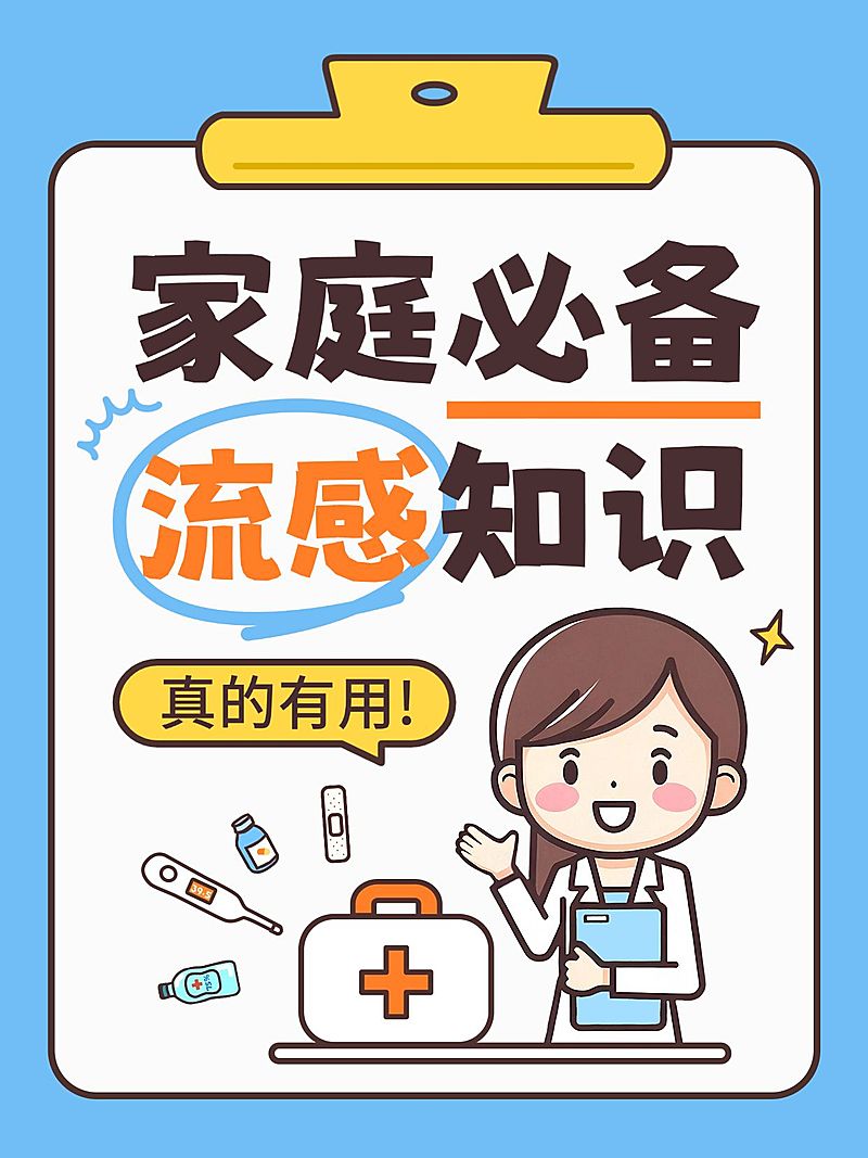 知识付费生活健康知识分享可爱插画风爆款大字小红书封面