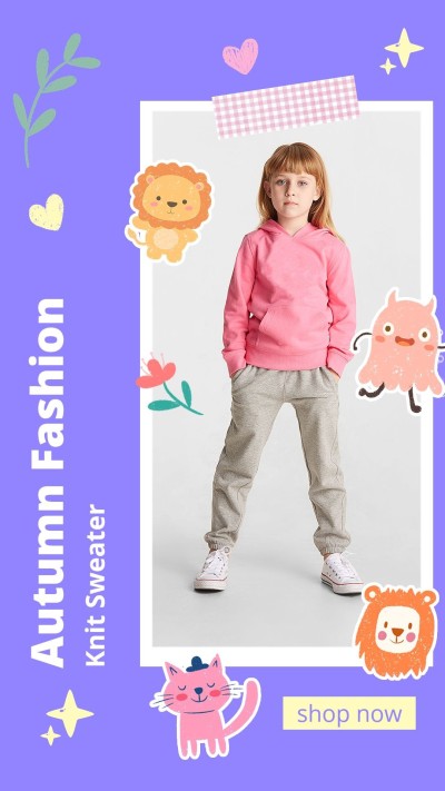 insMind Fall Colors Autumn Fashion Collection Templates