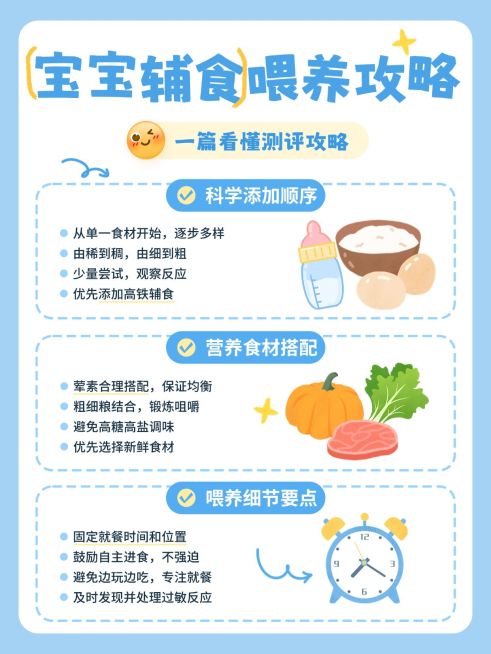 母婴亲子辅食喂养指南人像小红书配图预览效果