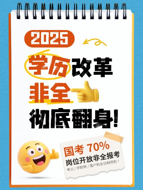教育培训职业教育人才招录国考政策解读爆款大字小红书封面预览效果