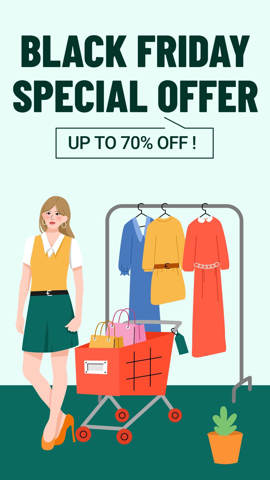 Black Friday Sales Marketing Poster Graphic Illustrations Poster Instagram Story Image Black Friday Sales Marketing Poster Graphic Illustrations Poster Instagram Story Image