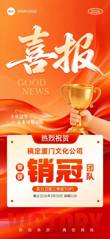 企业营业额业绩喜报预览效果