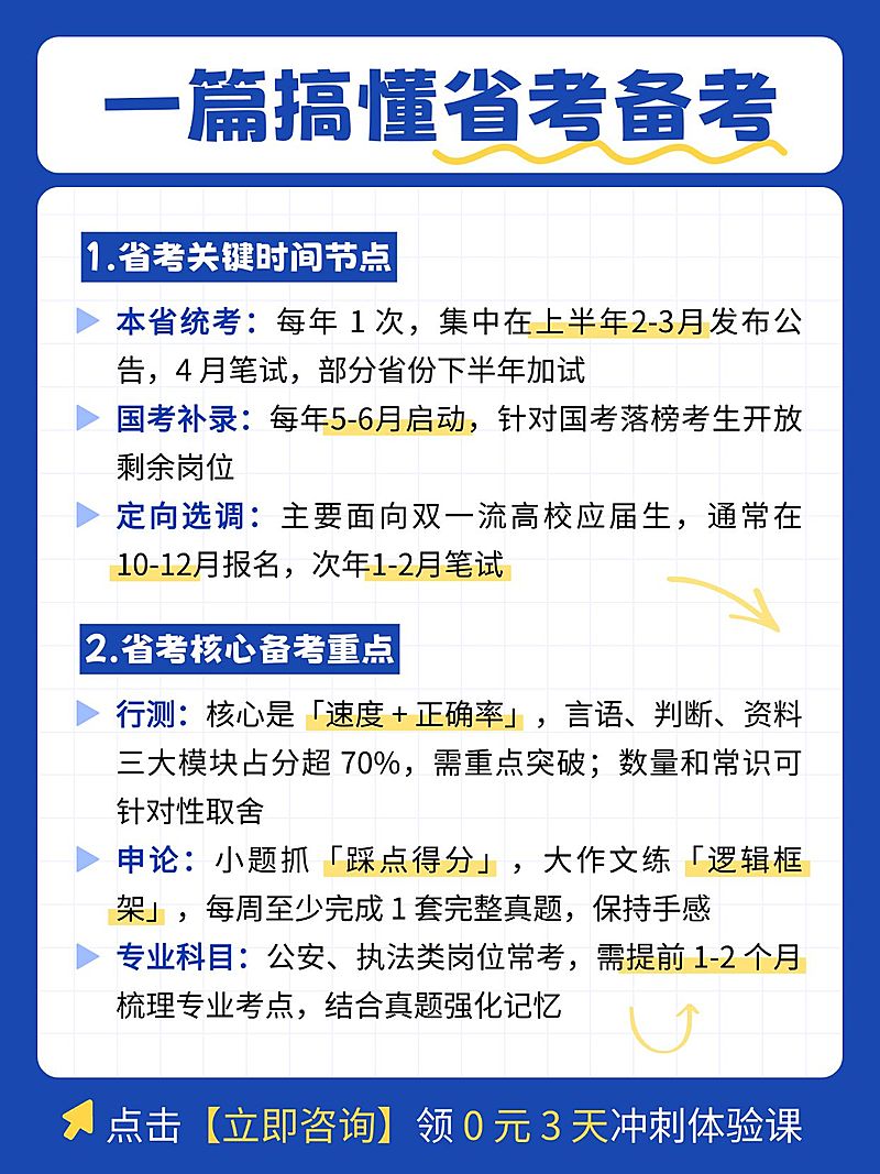 教育培训职业教育公考备考攻略小红书配图