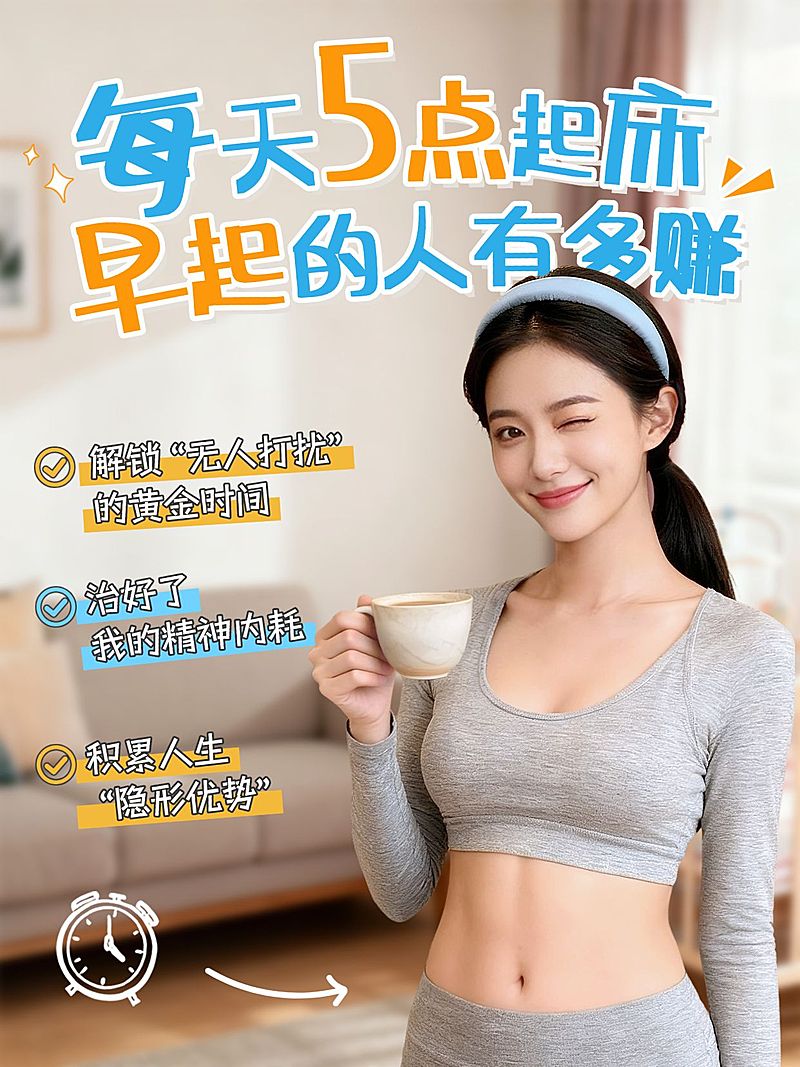 知识付费个人成长攻略分享人像小红书封面