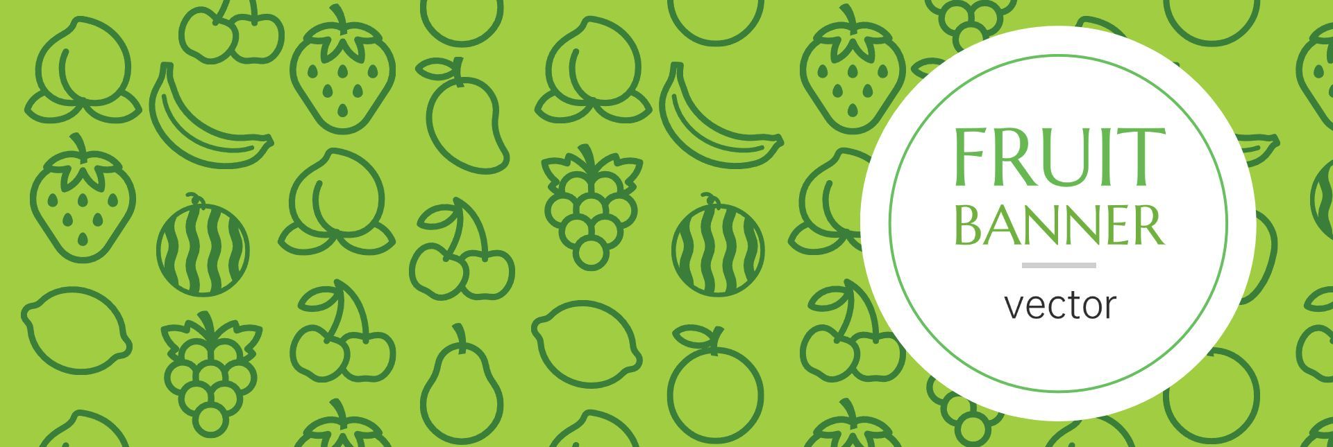 生鲜蔬菜店铺宣传banner