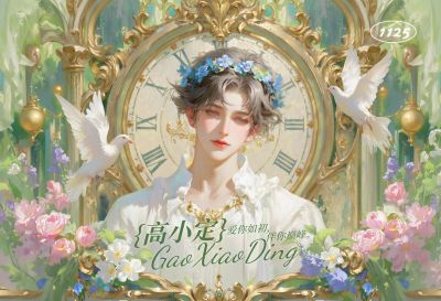 油画风明信片套装aigc