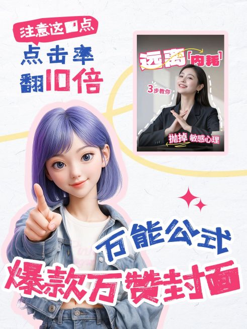 爆款封面攻略分享竖版视频封面预览效果