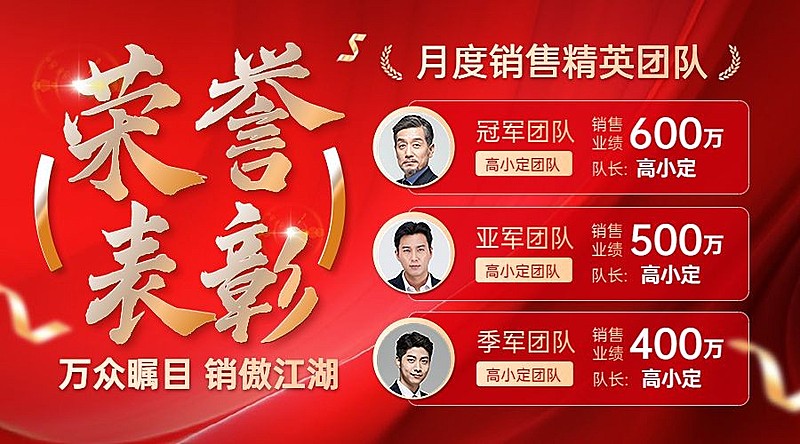 战报喜报局部金流体红绸横版海报AIGC