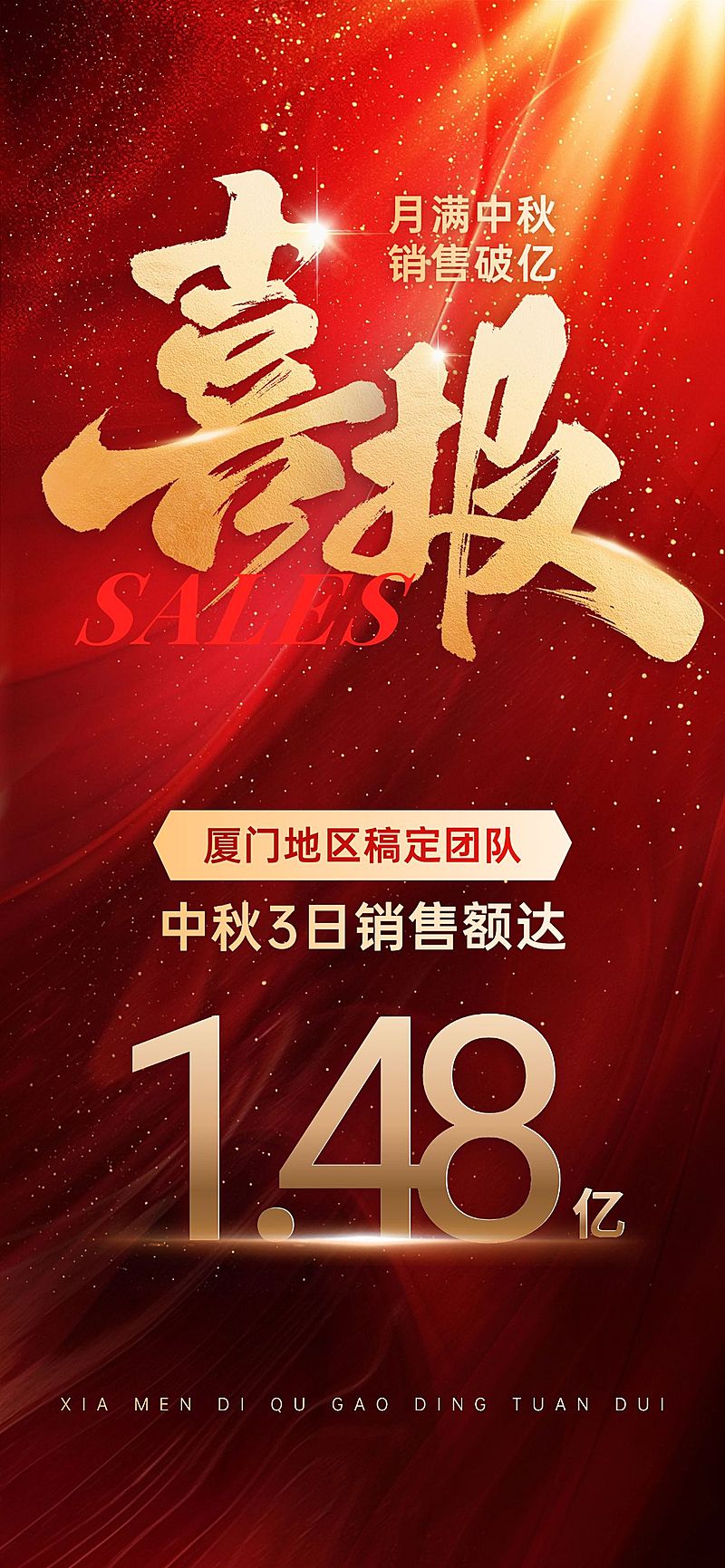 黄金周业绩喜报