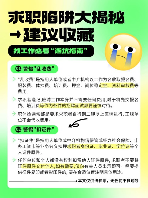求职攻略指南套装小红书配图预览效果