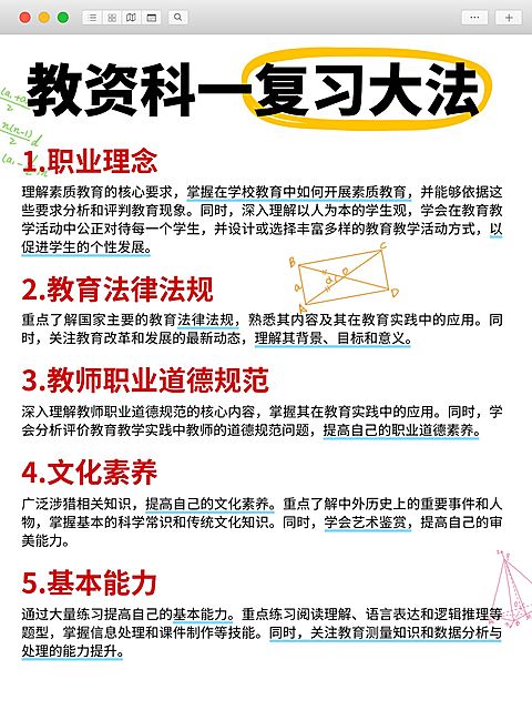 教育科普攻略指南小红书配图