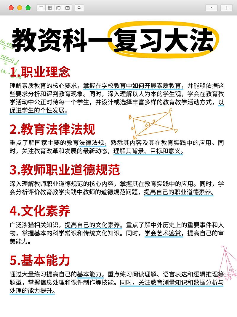 教育科普攻略指南小红书配图