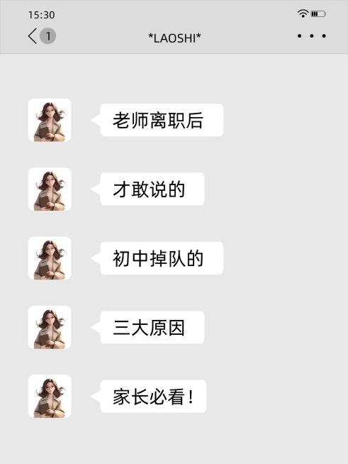 微信对话界面小红书封面预览效果