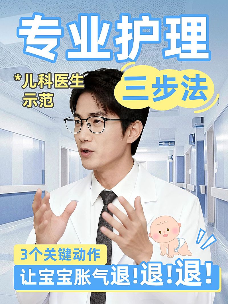 母婴亲子新生儿护理指南科普人像小红书封面