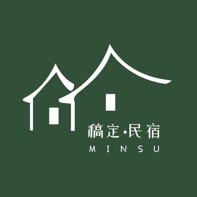 简约禅意民宿LOGO预览效果