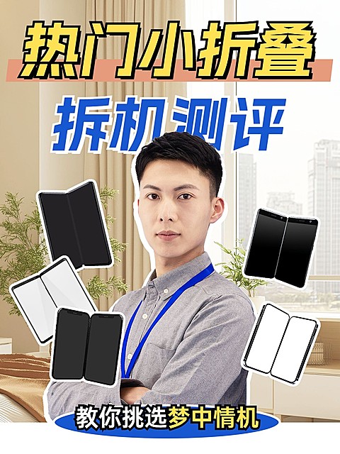 数码家电测评好物分享小红书封面aigc