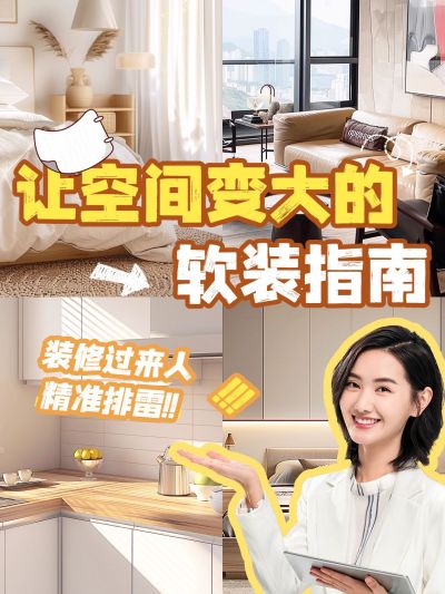 家居装修指南小红书封面aigc