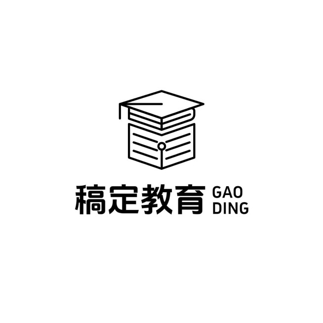 教育培训线条拟物LOGO预览效果