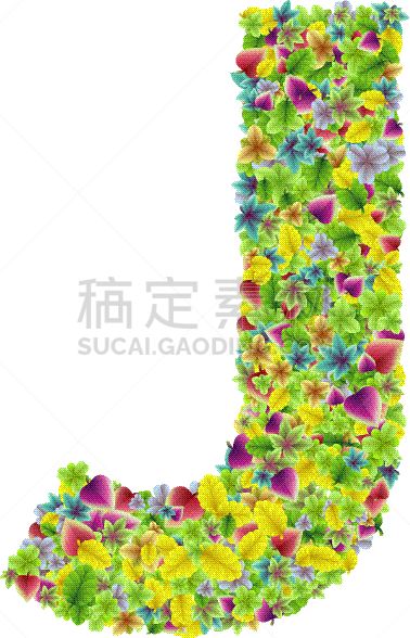 清新,叶子,植物园,多色的,字体,请柬,字母,多样,信函,问候