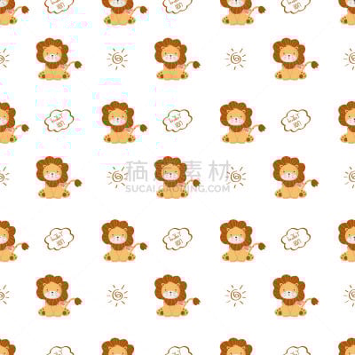 儿童,式样,可爱的,背景幕,狮子,母球,概念,婴儿,自然
