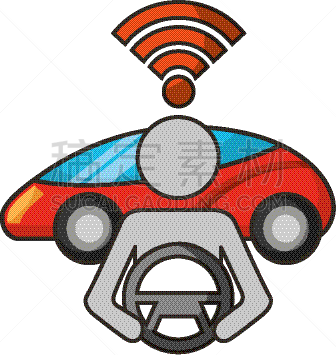 汽车,交通标志,智慧,个性,安全的,技术,自立,驾车,运输