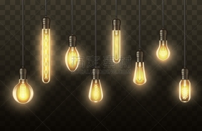 金属丝,光,电灯泡,爱迪生,室内,夜晚,组物体,一个物体,光亮,明亮