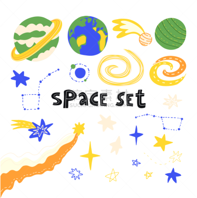 小的,太空,星星,银河系,星座,行星,彗星,天王星,星系,形状