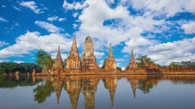 Wat Chaiwattanaram，大城府的古寺庙