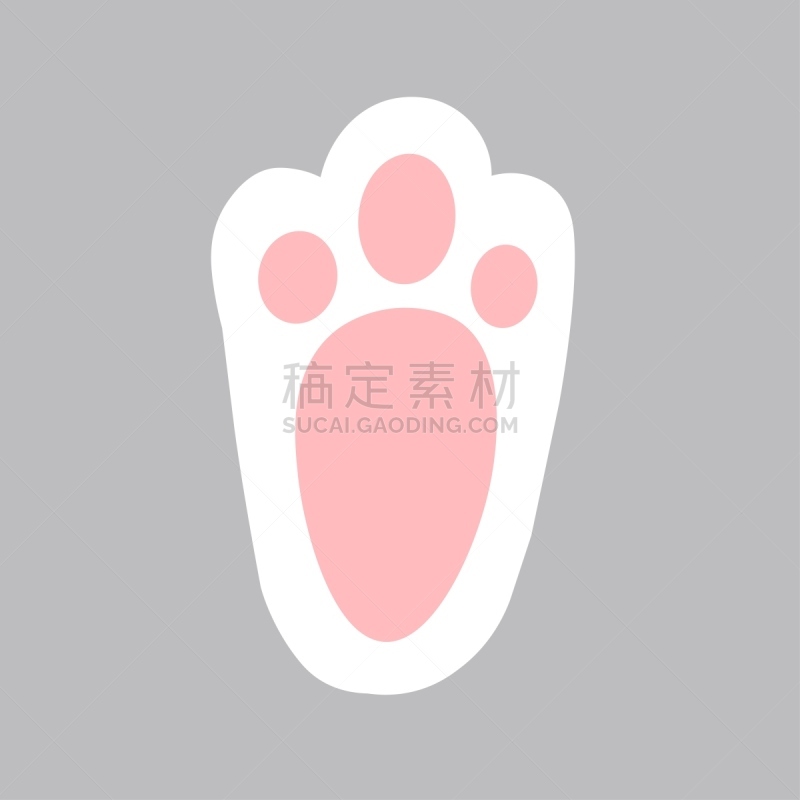 可爱的,复活节,兔子,绘画插图,足,小兔子,贺卡,背景分离,复活节兔子,动物