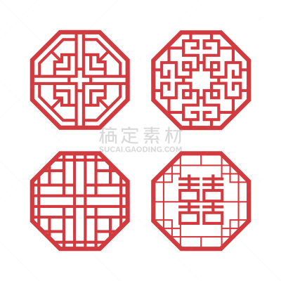 传统,式样,亚洲,华丽的,红色,几何形状,装饰