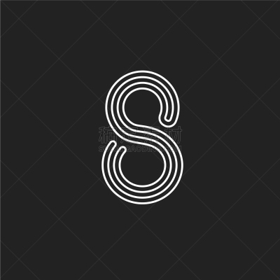 高雅,数字8,迷宫游戏,线,拉丁文,线条,形状,几何形状,轮廓,白色