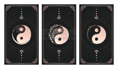 阴阳符,摇滚乐,三个人,背景,纹理,矢量,暗色,几何形状,边框,舞台