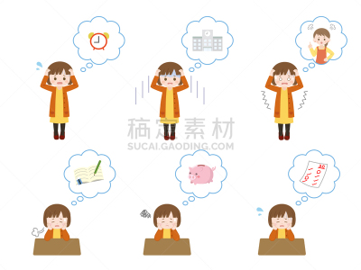 女孩,仅日本人,家庭,思想气泡框,小学,存钱罐,小猪扑满,儿童,日本人,学校