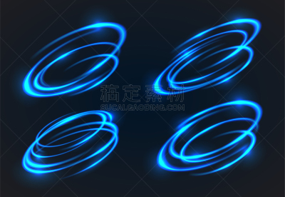 圆形,镜头眩光,明亮,形状,漩涡形,椭圆形,白色,发光,照亮,弯曲