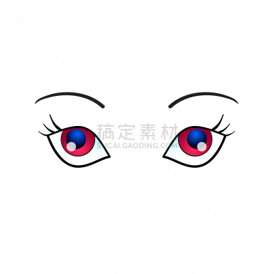 女人,人的眼睛,白色背景,美,分离着色,轮廓,白色,人,概念,图像