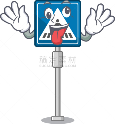 性格,奇异的,人行横道,标志,形状,一个人,可爱的,危险,教育