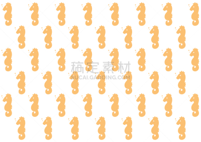 可爱的,夏天,海洋,海马,式样,纺织品,壁纸,海星,船,复古