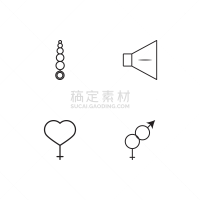 轮廓,直的,计算机图标,矢量,标志,石洞壁画,图像,爱