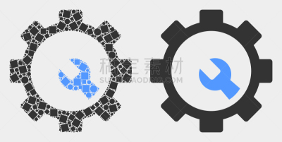 顺序,设备用品,像素化,不规则的,长方形,球体,式样,斑点,概念