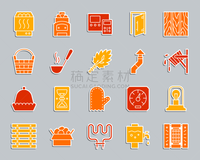 设备用品,标签,桑拿浴,眼罩,计算机图标,连指手套,长柄勺,灯罩,公共浴室,品牌名称