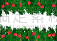 云杉,红色,枝,绿色,晚会,边框,贺卡,雪,枝繁叶茂,问候