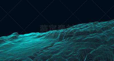 数字化显示,三维图形,绘画插图,未来,矢量,地形,抽象,星星,斑点,80年代风格
