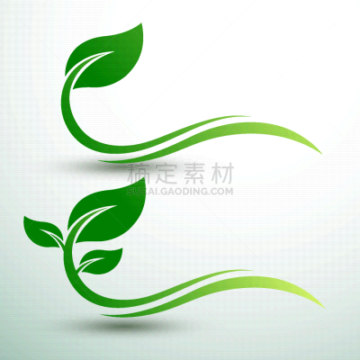 叶子,绿色,标签,自然,概念,环境,图像,模板,离开,设计