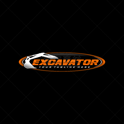 excavator logo template