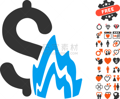 可爱的,计算机图标,火,商务,风险,热,浪漫,奖励,爱
