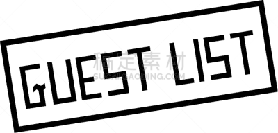 白色,宾客名单,橡皮章,传媒,名声,事件,票,流行音乐会,锻炼