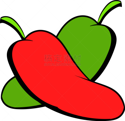 热,椒类食物,辣椒,计算机图标,漫画,意大利辣香肠,蔬菜,清新,香料,烹调