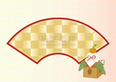 新年前夕,背景,绘画插图,日本,运气,式样,材料,年糕,给予